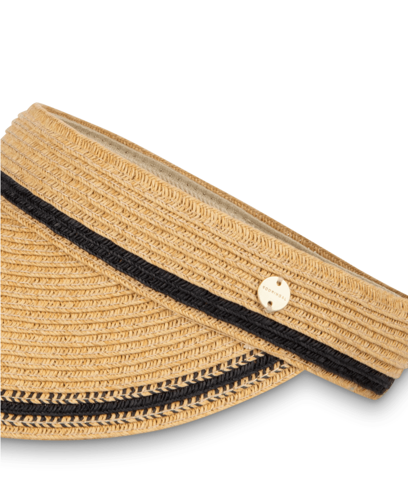 Tipplers Womens Visor Natural Hats & Millinery Kooringal