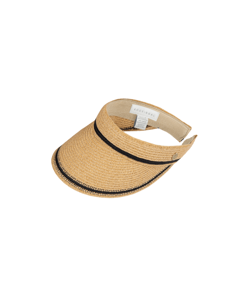 Tipplers Womens Visor Natural Hats & Millinery Kooringal