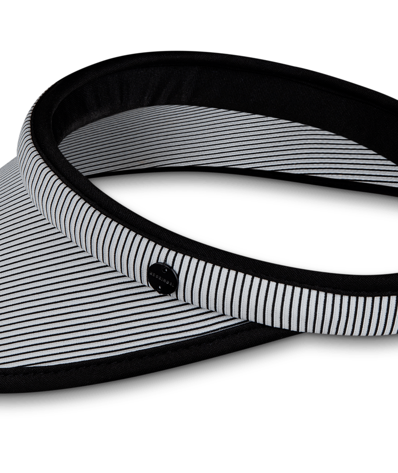 Elliston Womens Visor Black Hats & Millinery Kooringal