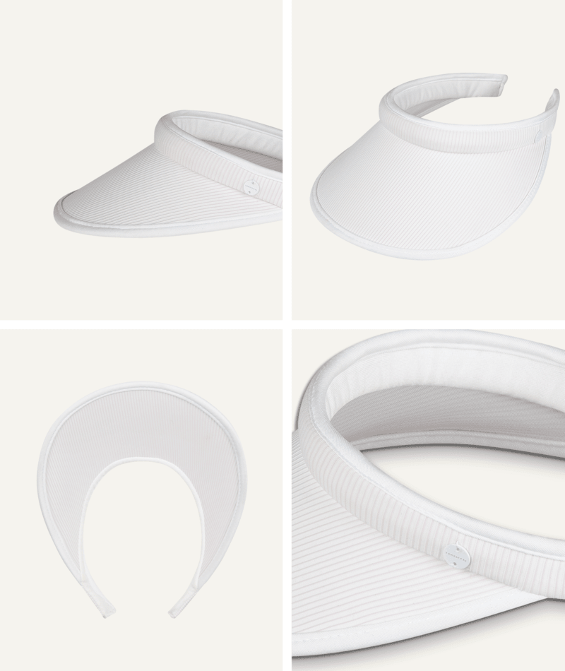 Elliston Womens Visor White Hats & Millinery Kooringal