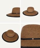 Dahlia Womens Mid Brim Chocolate Hats & Millinery Kooringal