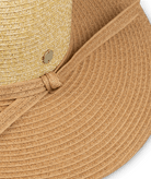 Santa Cruz Womens Mid Brim Two Tone Natural Hats & Millinery Kooringal