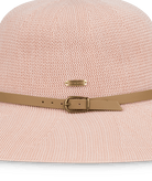 Ladies Wide Brim Hat Leslie Blush Hats & Millinery Kooringal