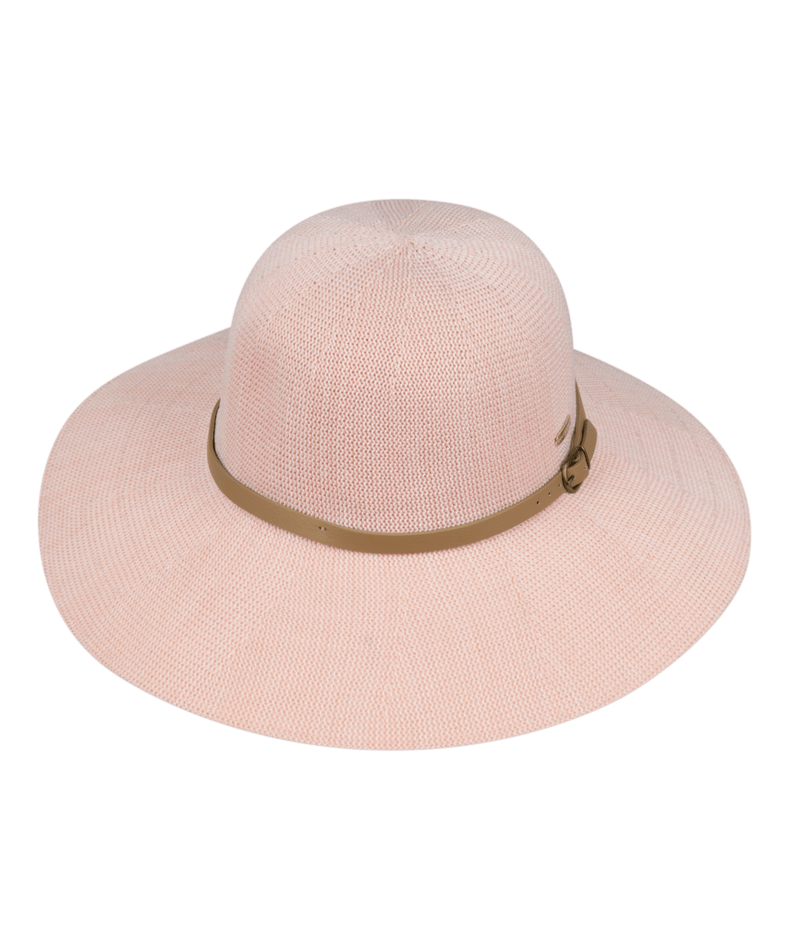 Ladies Wide Brim Hat Leslie Blush Hats & Millinery Kooringal