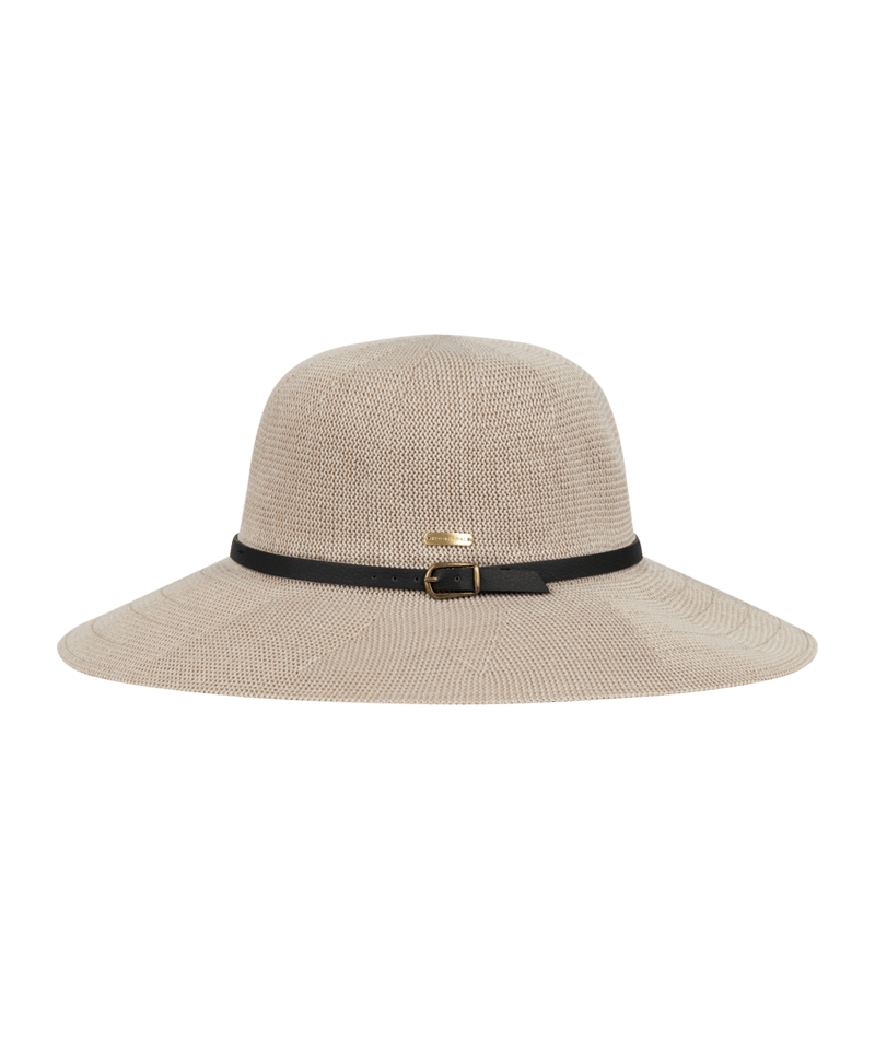 Womens Wide Brim Leslie Taupe Hats & Millinery Kooringal