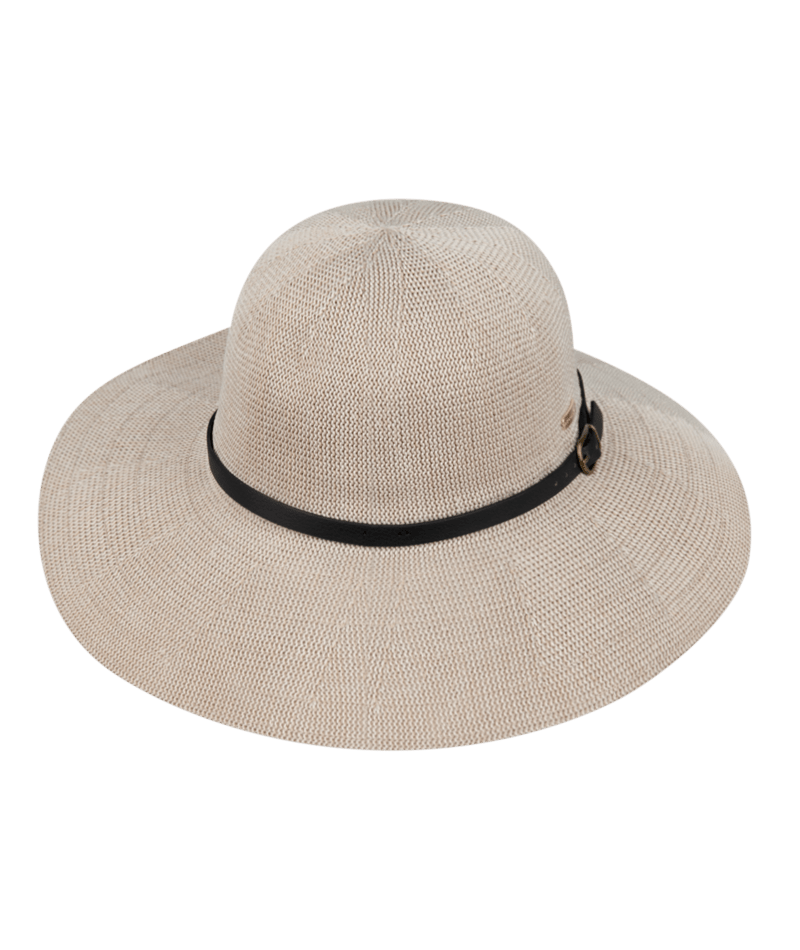 Womens Wide Brim Leslie Taupe Hats & Millinery Kooringal