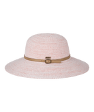 Leslie Womens Wide Brim Peach Hats & Millinery Kooringal