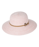 Leslie Womens Wide Brim Peach Hats & Millinery Kooringal