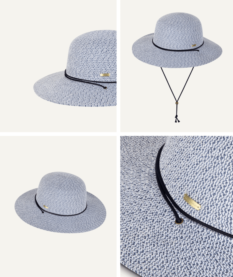 Coolamon Womens Wide Brim Denim Hats & Millinery Kooringal