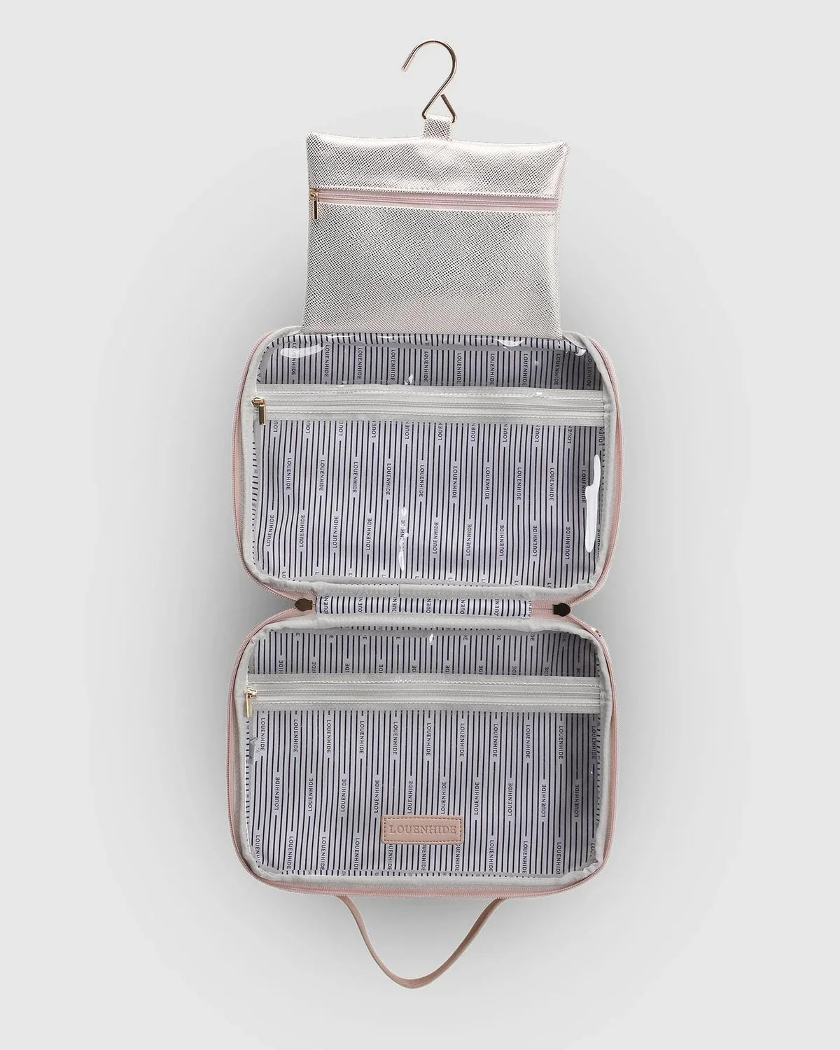 Baby Emma Cosmetic Case Metallic Nude Bags and Purses Louenhide