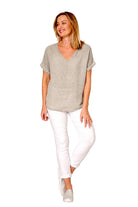 Linen Top Fango Tops La Strada S(8-10)