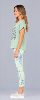 Foil Flower Decoration Top Mint - Global Free Style