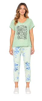 Foil Flower Decoration Top Mint - Global Free Style