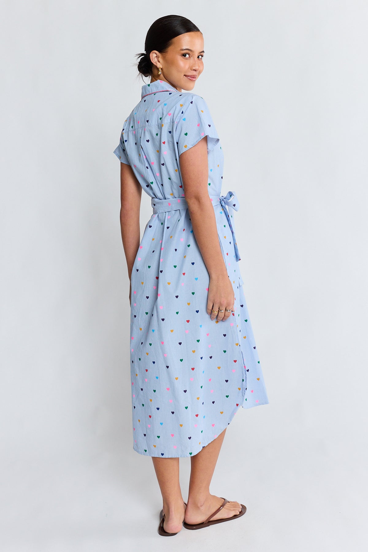 Amour MIDI Dress Stripe Dresses Lula Life