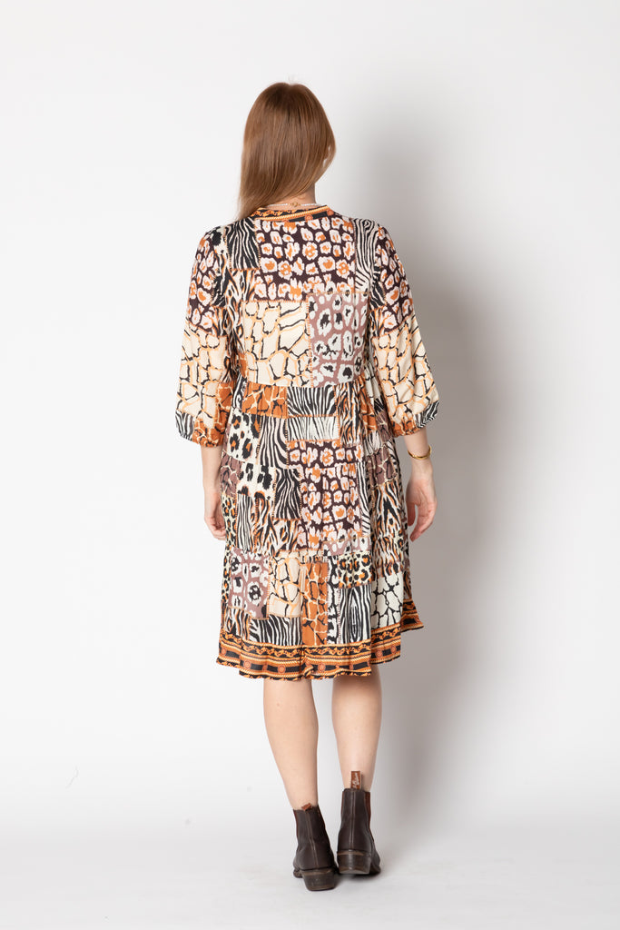 Animale Tier Dress Print Dresses Lula Life