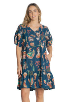 Arriba Dress Navy Dresses Lula Life XS(6-8)