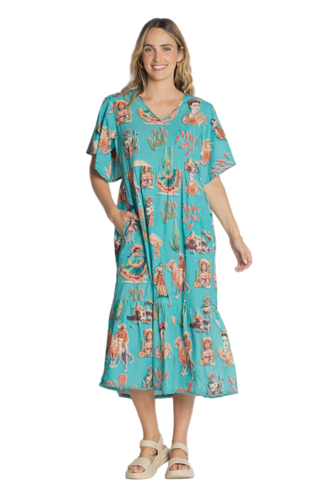 Arriba Midi Mist Dresses Lula Life XS(6-8)