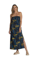 Badira Strapless Dress Navy Dresses Lula Life XS(6-8)