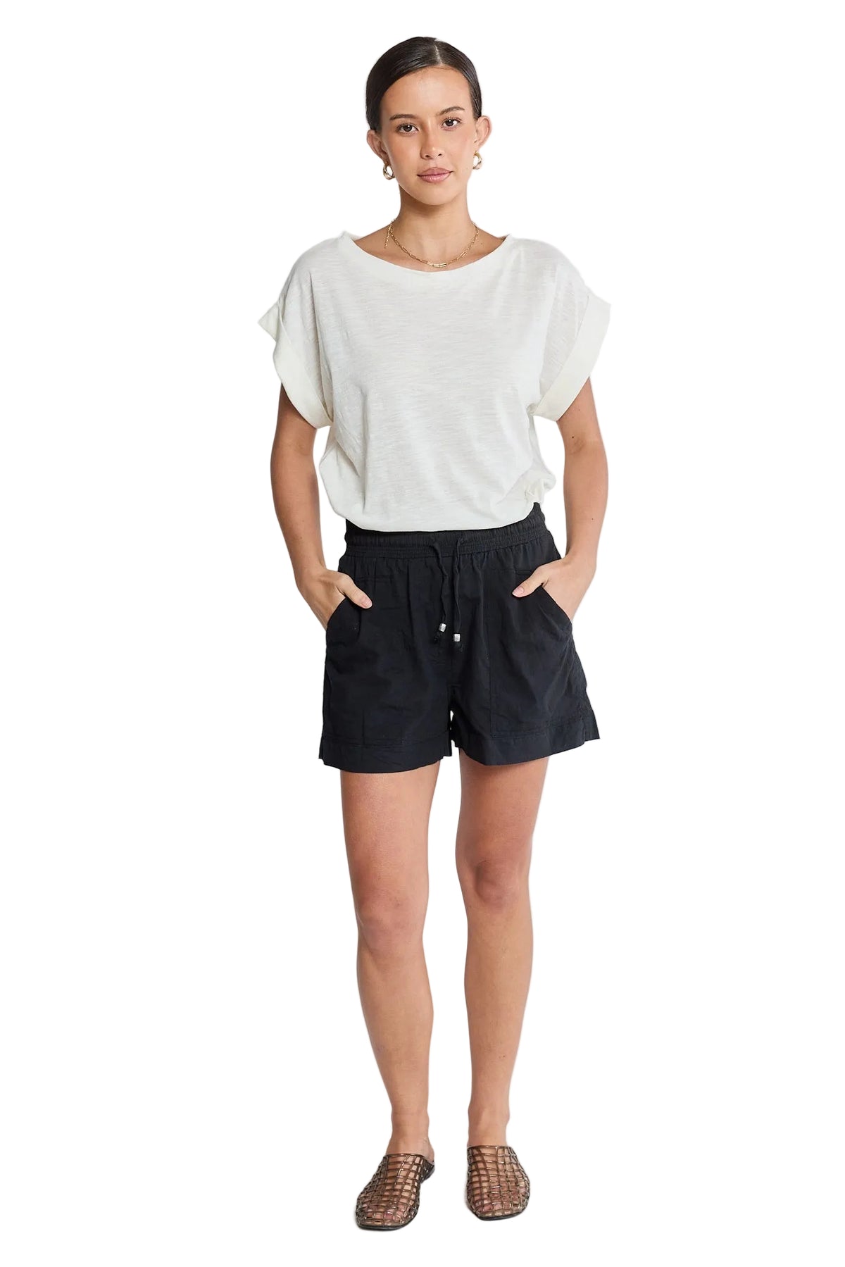 Beach Short Black Bottoms Lula Life XS(36)