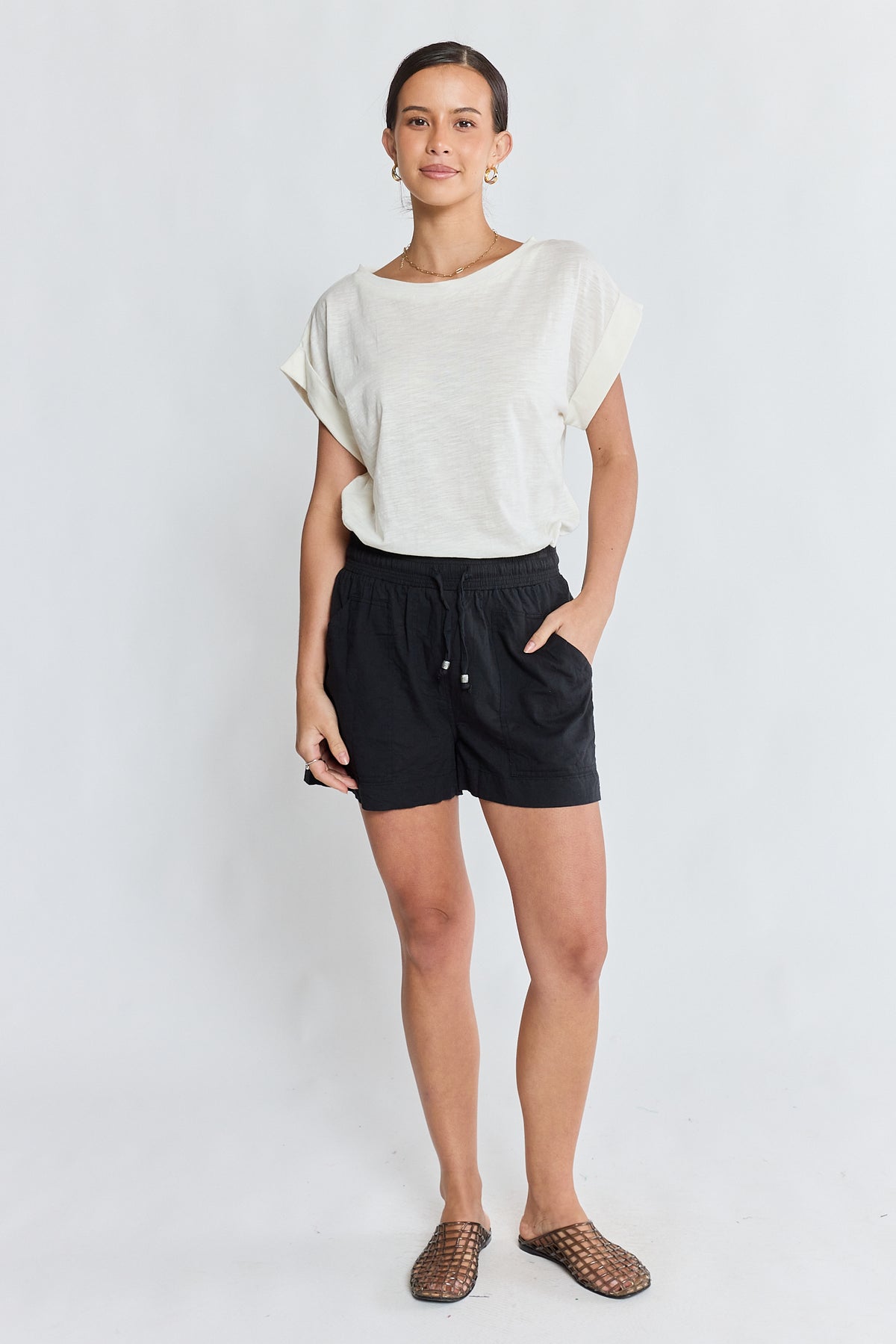 Beach Short Black Bottoms Lula Life
