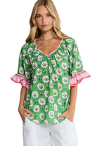 Beth Top Fern Tops Lula Life XS(36)