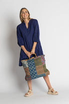 Celeste Dress Navy Dresses Lula Life