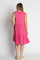 Celeste Sleeveless Dress Pink - Global Free Style