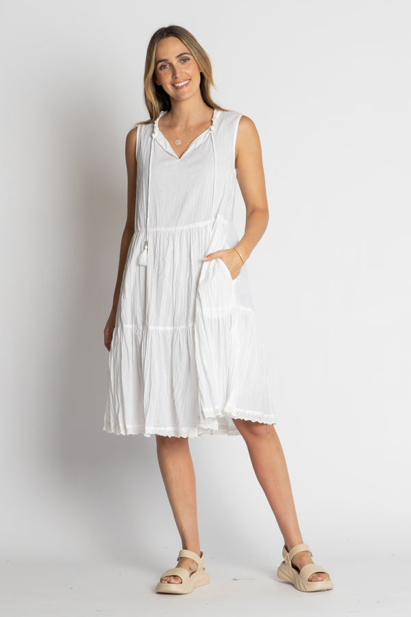 Celeste Dress White Dresses Lula Life