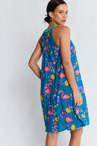 Flamingo Sun Dress Azure Dresses Lula Life