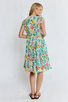 Flamingo Tier Dress White Dresses Lula Life
