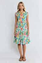 Flamingo Tier Dress White Dresses Lula Life