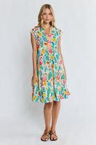 Flamingo Tier Dress White Dresses Lula Life