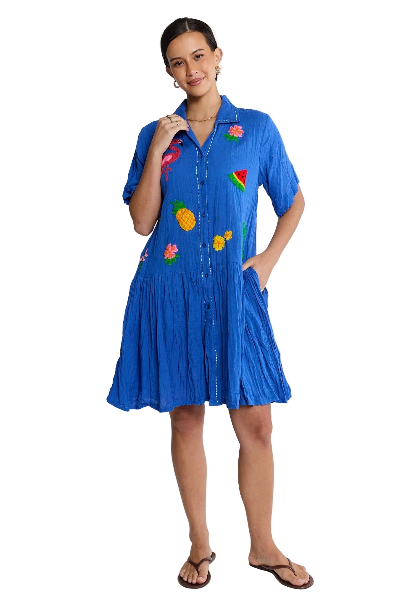 Florida Dress Azure Dresses Lula Life S(37)