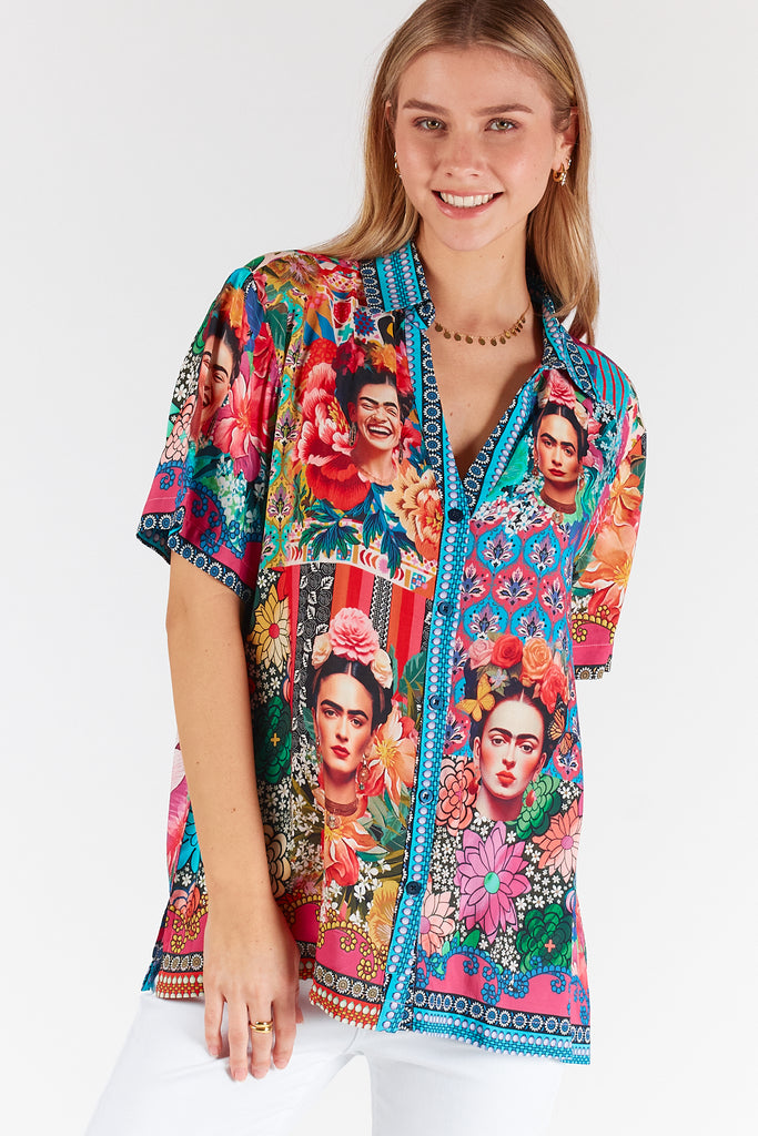 Frida Shirt Multi Tops Lula Life