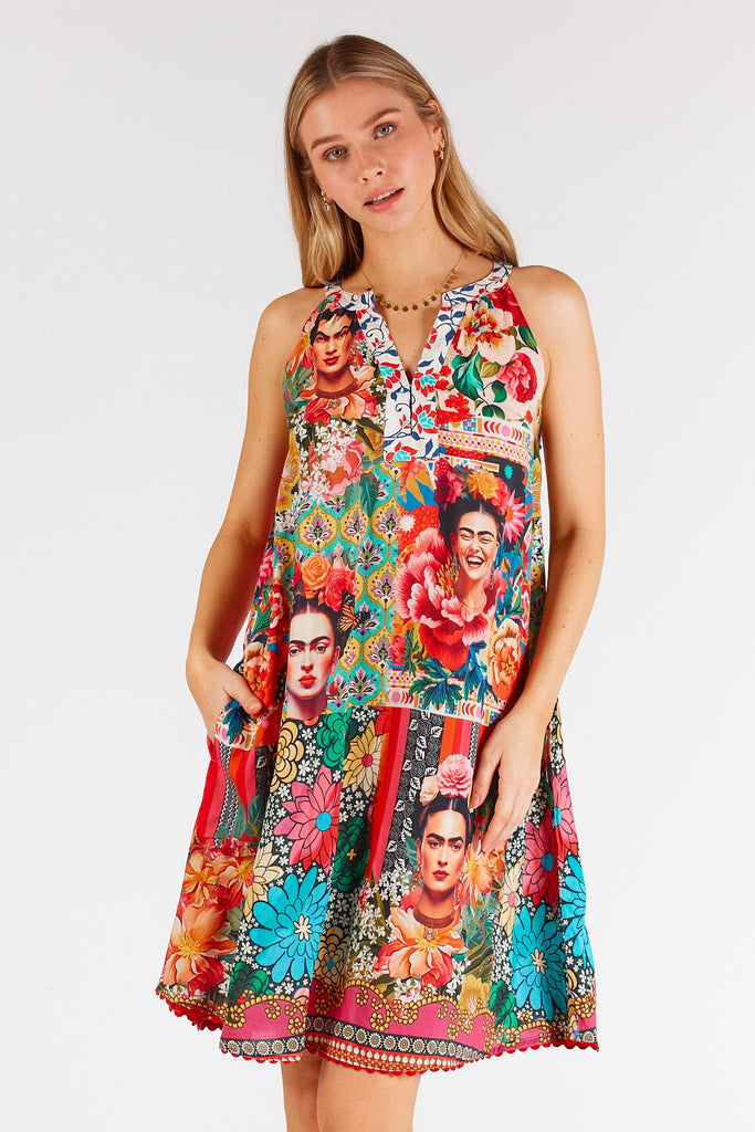 Frida Swing Dress Flame Dresses Lula Life