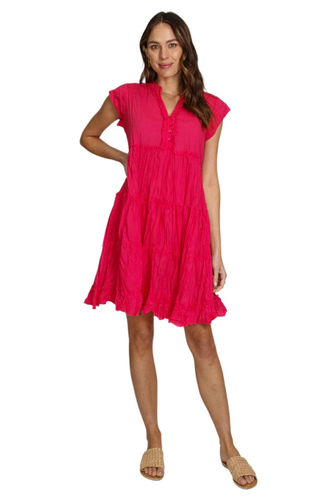 Gwen Tier Dress Melon Dresses Lula Life XS(6)  