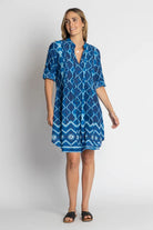 Kumo Tuck Dress Ocean Dresses Lula Life