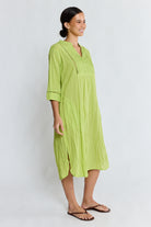 Laverne Kaftan Dress Matcha Dresses Lula Life
