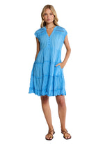 Laverne Tier Dress Sky Dresses Lula Life XS(36)
