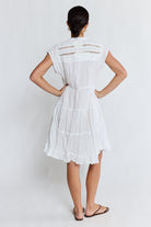 Laverne Tier Dress White Dresses Lula Life
