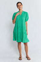 Marilyn Button Dress Sea Dresses Lula Life