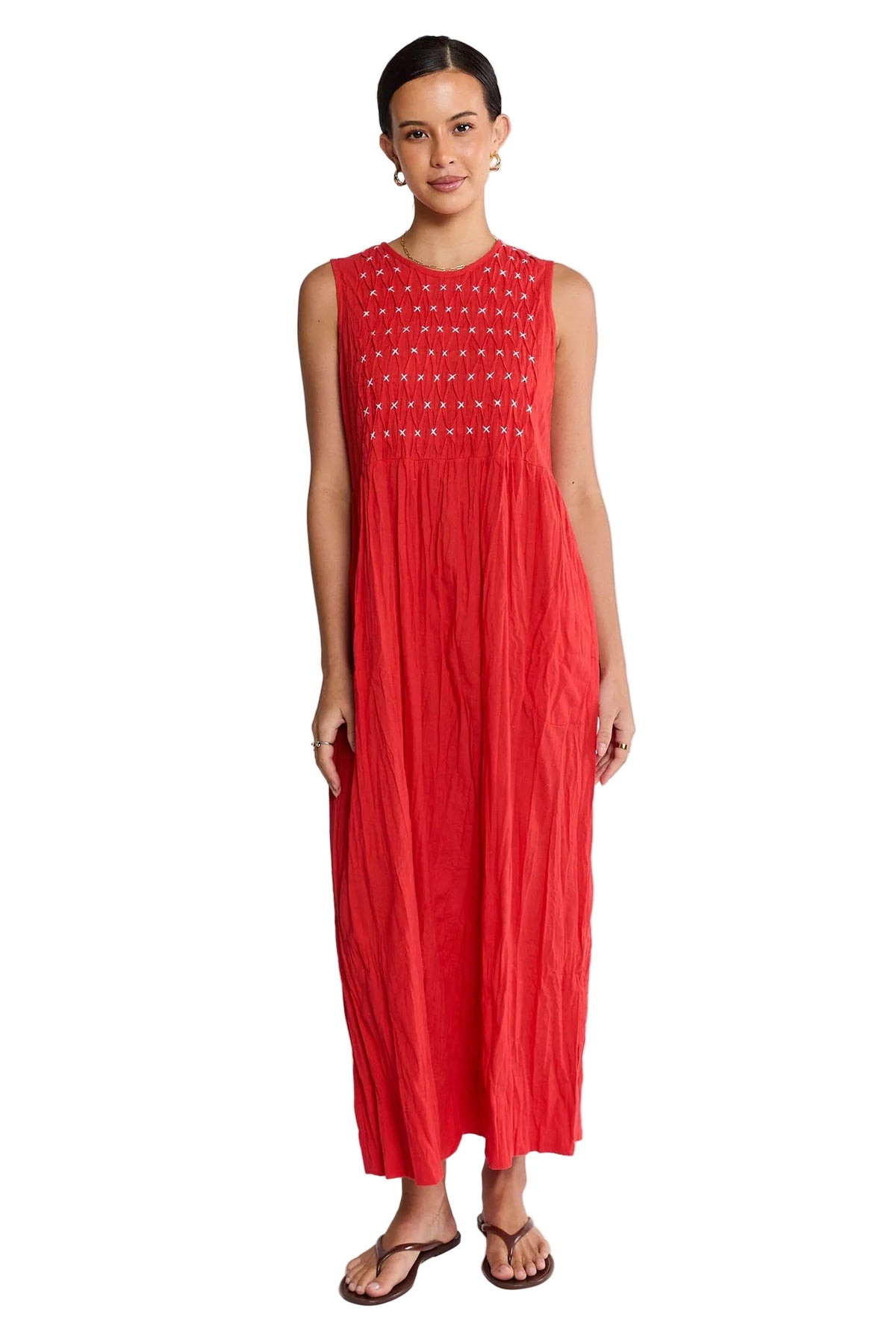 Marilyn Maxi Dress Red Dresses Lula Life XS(36)