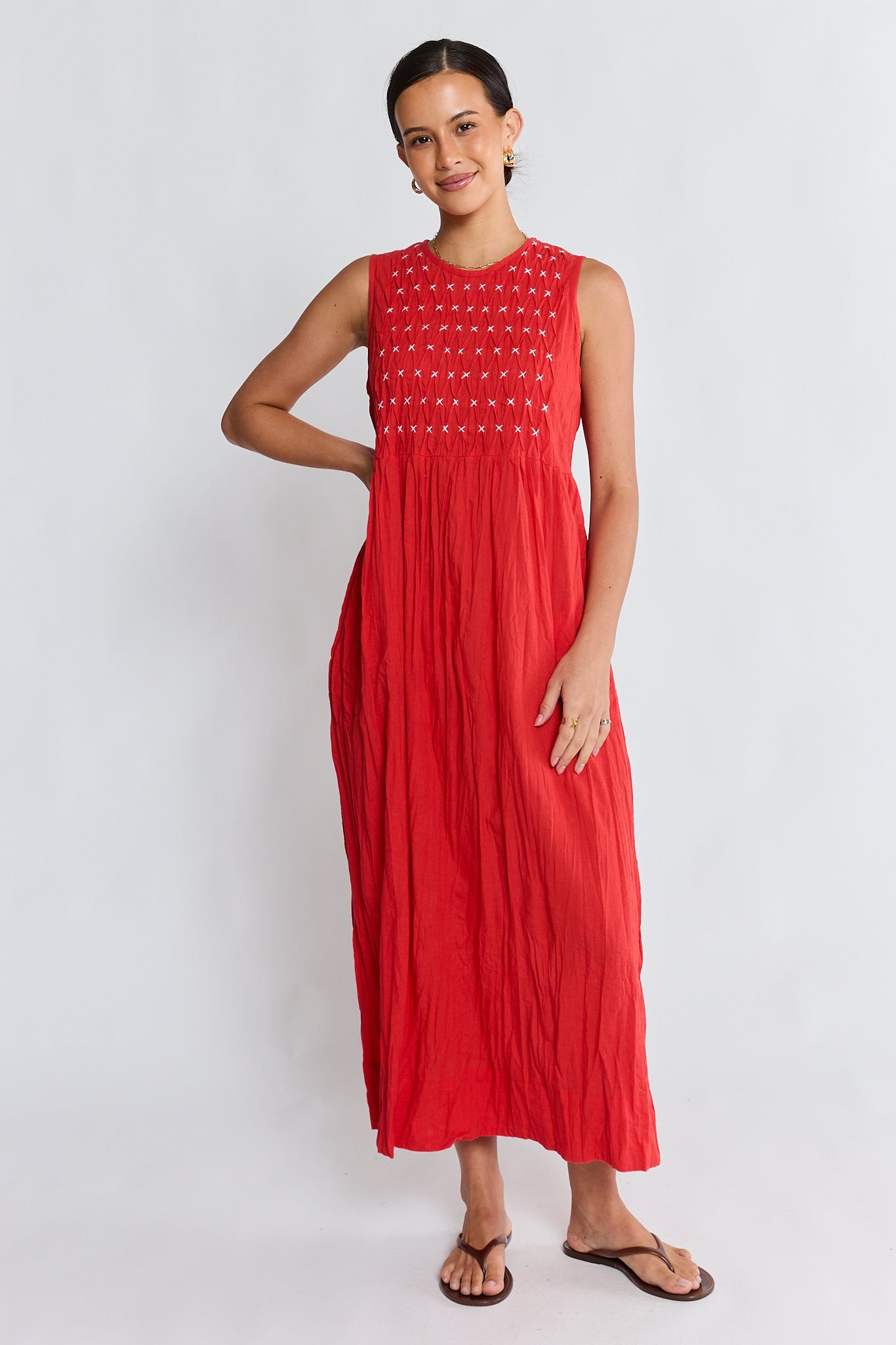Marilyn Maxi Dress Red Dresses Lula Life