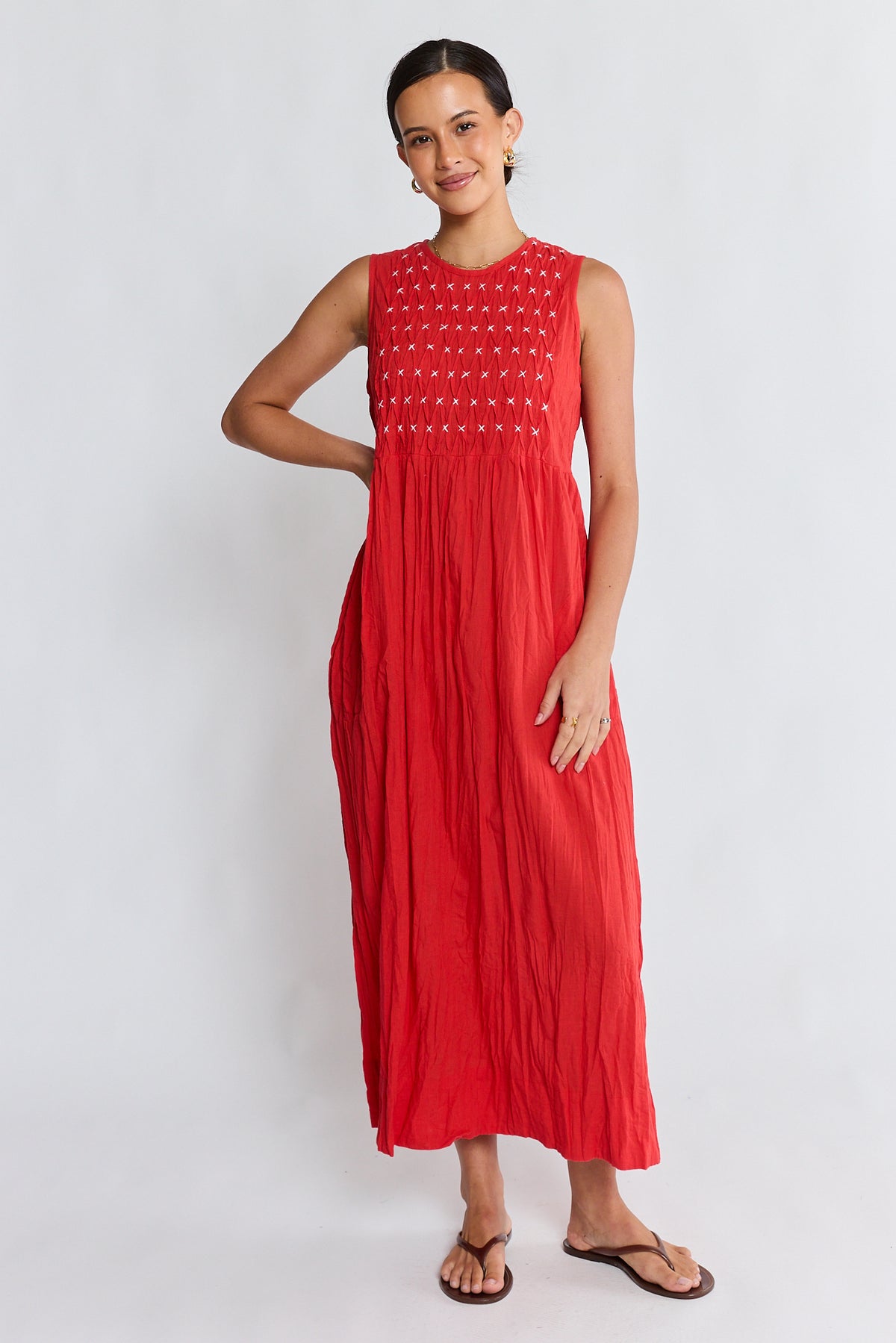 Marilyn Maxi Dress Red Dresses Lula Life