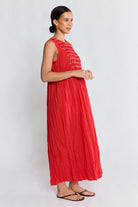 Marilyn Maxi Dress Red Dresses Lula Life