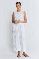 Marilyn Maxi Dress White Dresses Lula Life