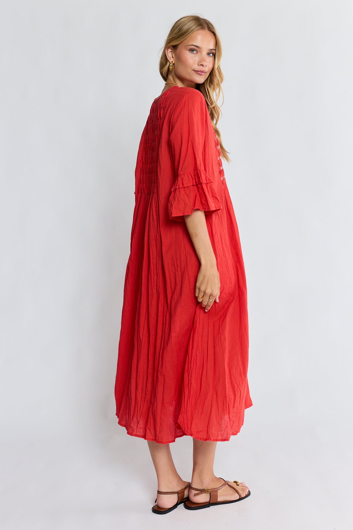 Marilyn MIDI Dress Red Dresses Lula Life