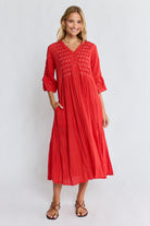 Marilyn MIDI Dress Red Dresses Lula Life