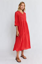 Marilyn MIDI Dress Red Dresses Lula Life