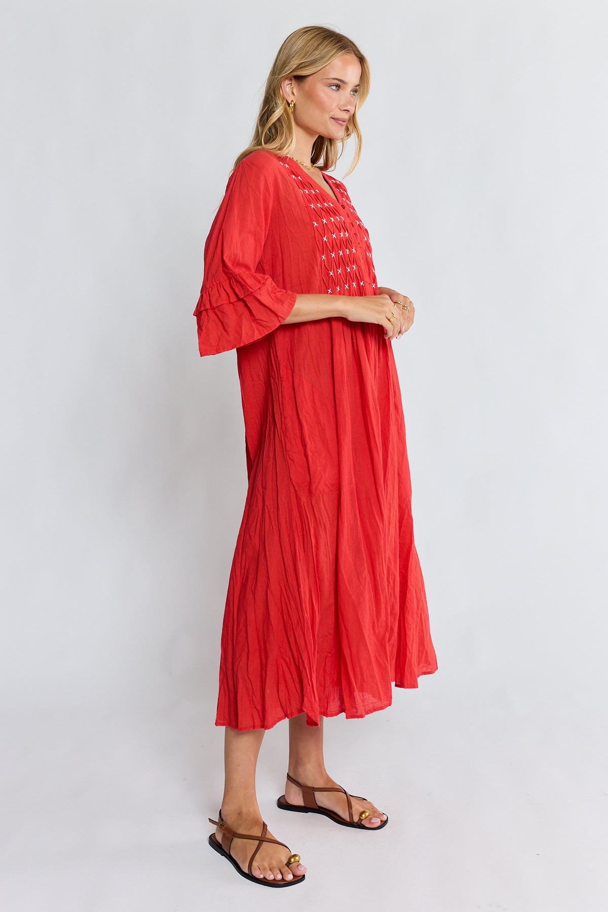 Marilyn MIDI Dress Red Dresses Lula Life